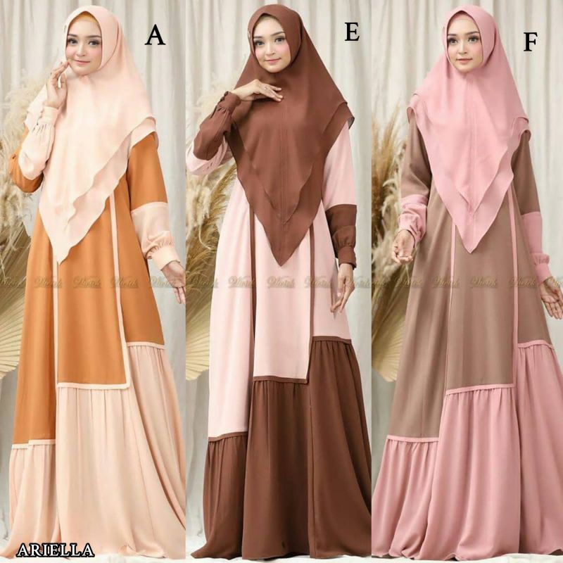 Ariella By Wwiek Muslimah~ gamis original branded murah