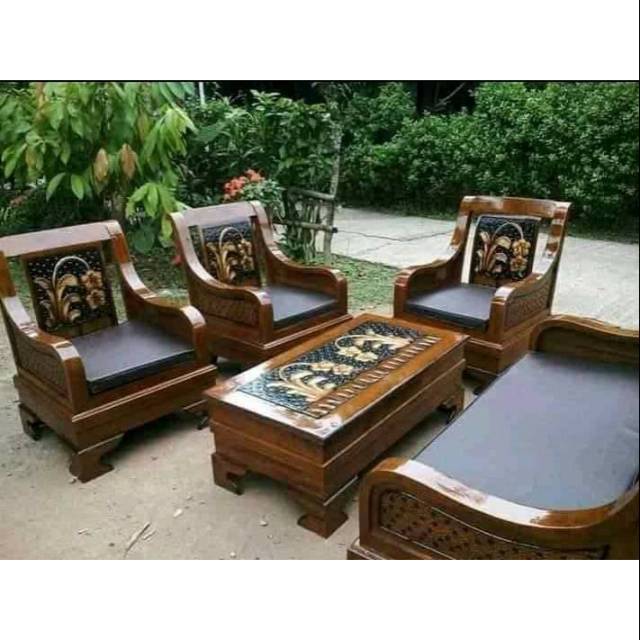 Kursi Tamu Jati Jepara I Kursi Tamu Ukir Jati Jepara