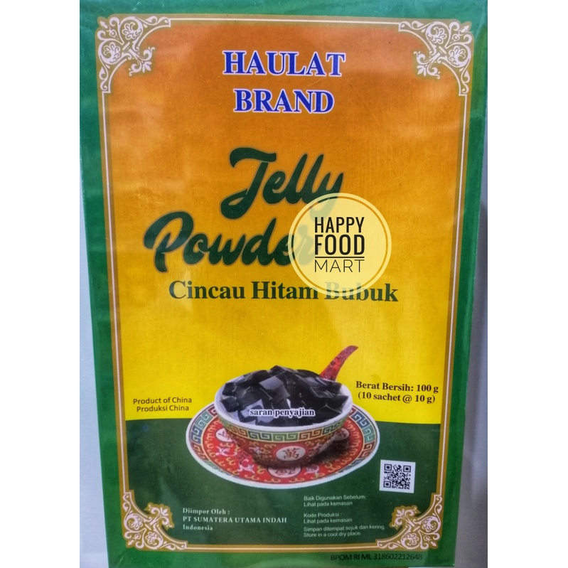 

[PROMO] HAULAT BRAND JELLY POWDER 100G/CINCAU HITAM BUBUK/TOPPING MINUMAN BOBA/GUILINGGAO/GUI LIN GAO/GUILIN GAO/GUILING GAO/SERBUK JELLY HITAM