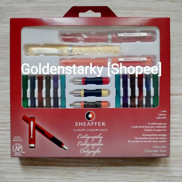 Sheaffer Calligraphy Maxi Kit/ Calligraphy Set Fountain Pen