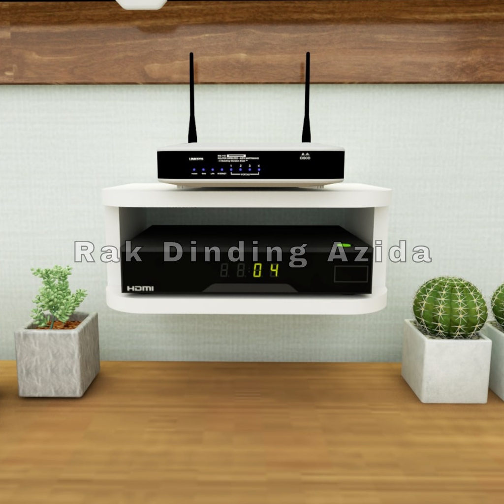 Rak Gantung Set Top Box / DVD / Modem /Wifi / Router
