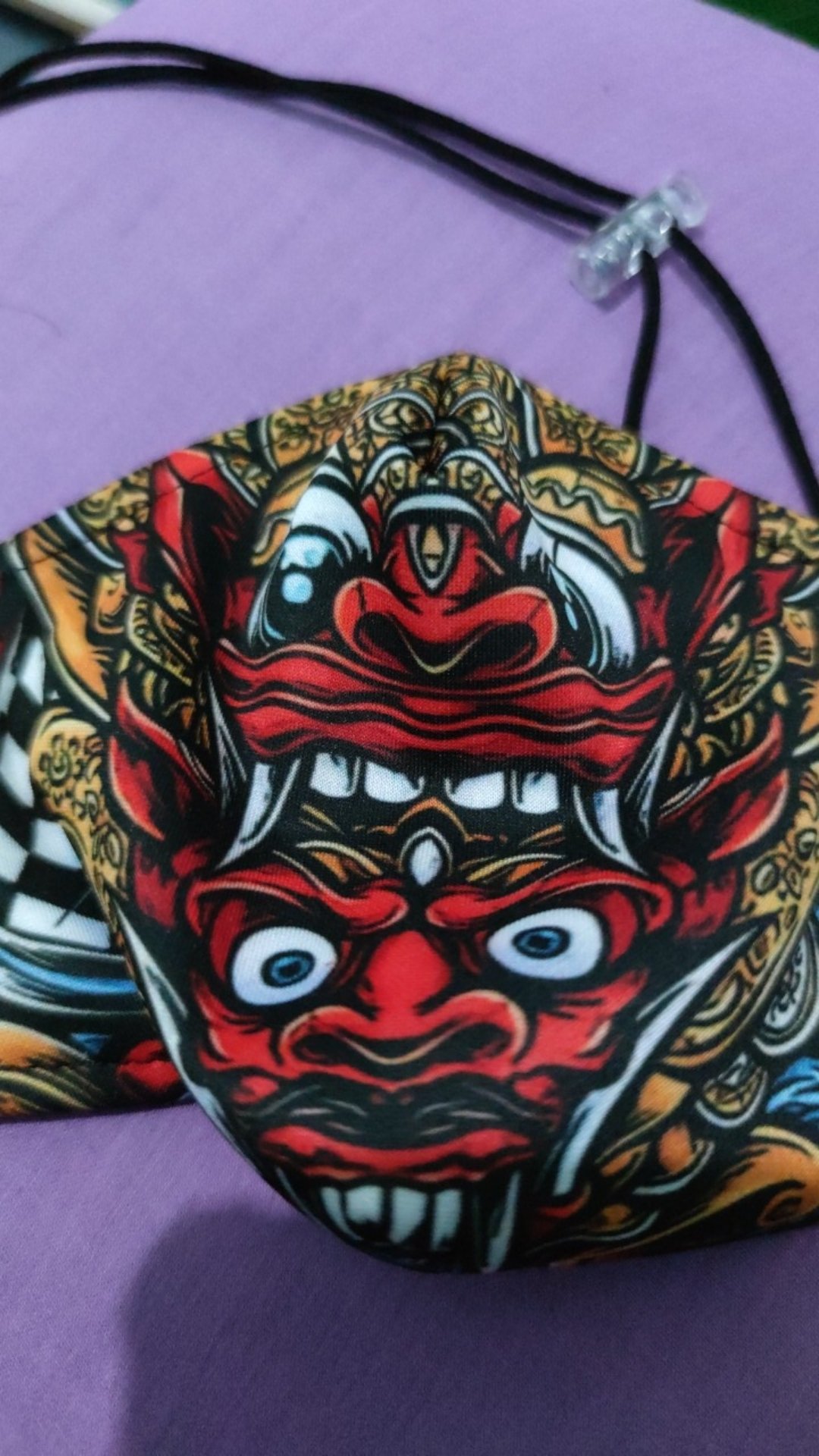 [cod] Masker 3ply Fashion Print Two Face 3r Barong Art 6