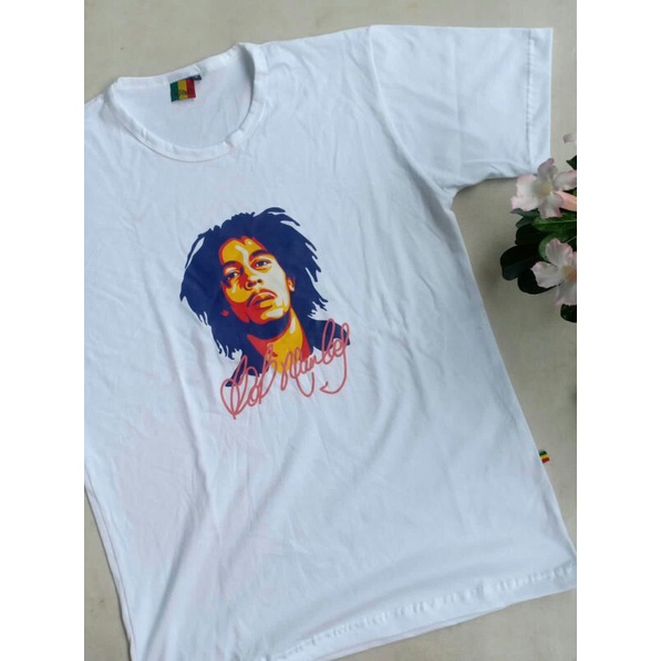 baju Bob marley original kaos reggae tshirt rasta