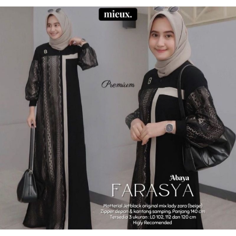 Gamis Turkey Livia Mieux Hilwah Farzolla sangat modis dan trendy Gamis Turkey Murah Lebay(COD)
