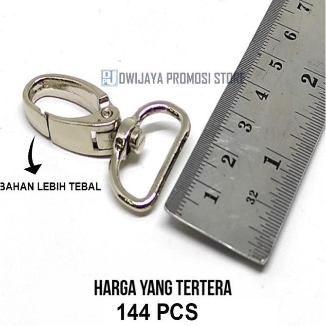

Cantelan OVAL / Bulat Tas / ID Card 2CM kualitas tebal isi 144 pcs