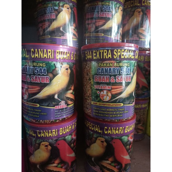 544 canary / pakan burung kenari