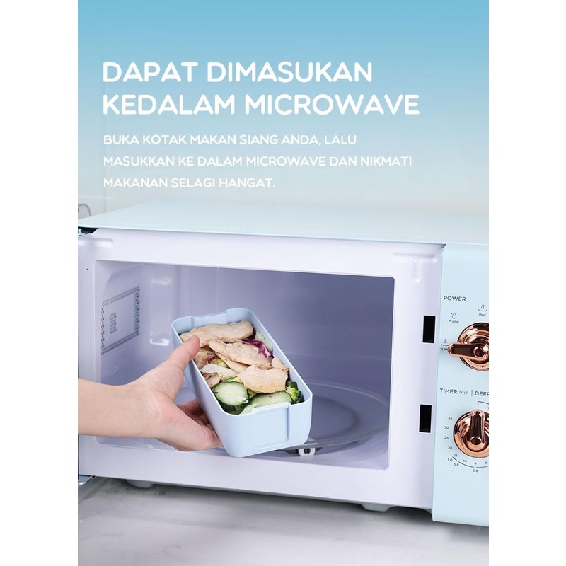 Samono STW20 Kotak Makan Japanese Set Lunch Box Alat Makan Microwave