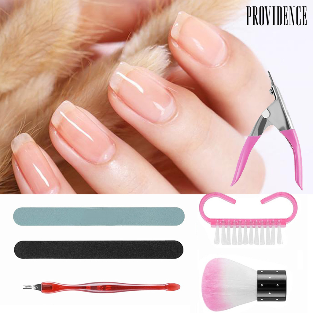 Providence 100pcs / Set Alat Pembentuk Kuku Palsu Bahan Abs Untuk Manicure / Nail Art