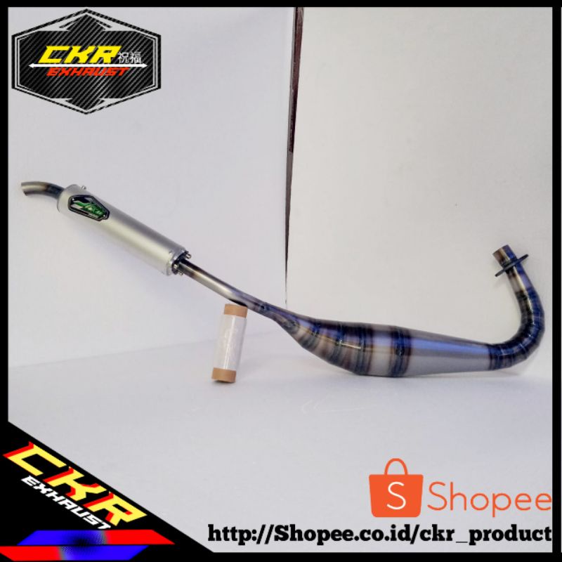 Knalpot satria 2 tak satria RU satria 120R satria hiu lumba JRM