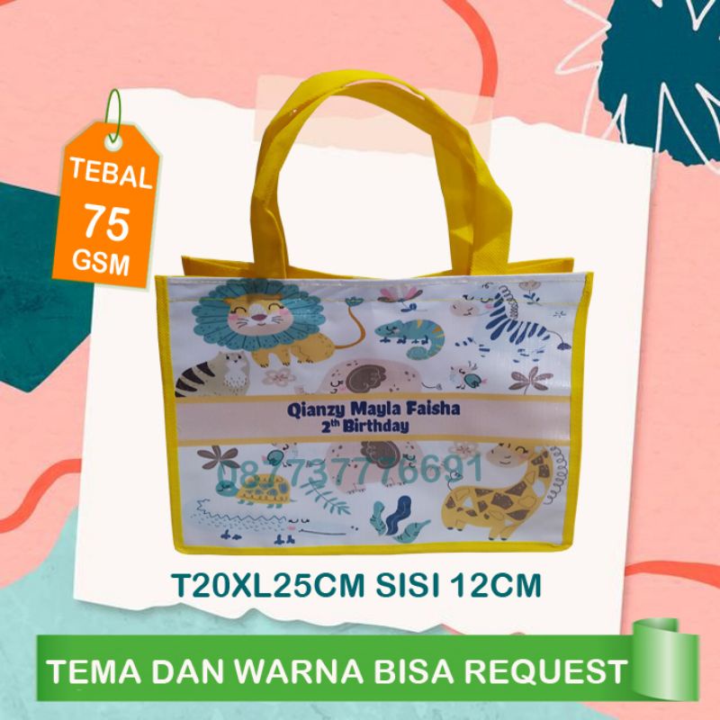 

Tas ulang tahun animal cute/Goodie bag animal cute