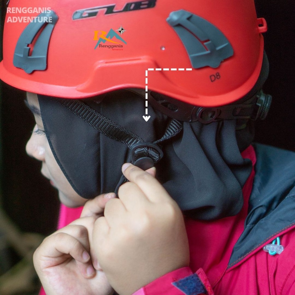 HELM GUB D8 SAFETY CLIMB SURVIVAL HELMET PANJAT TEBING CLIMBING CAVING