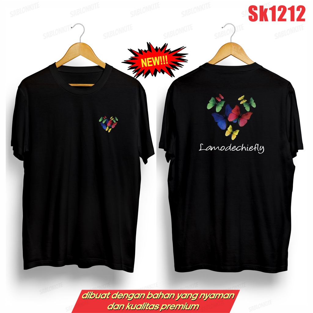 MURAH!!! KAOS KPOP JUNGKOOK LAMODE BUTTERFLY KUPU KUPU SK1212 UNISEX