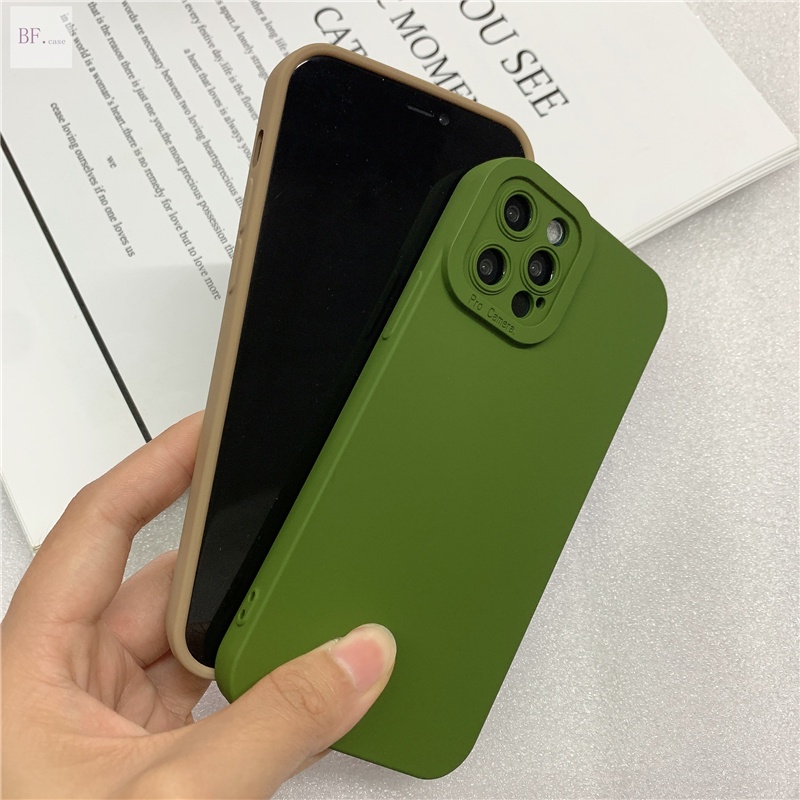 Case Silikon TPU Full Cover Lensa Kamera Untuk IPhone 11 / 12 / 13pro Max / X / XR / 11pro / 12pro / 13pro / XSMAX