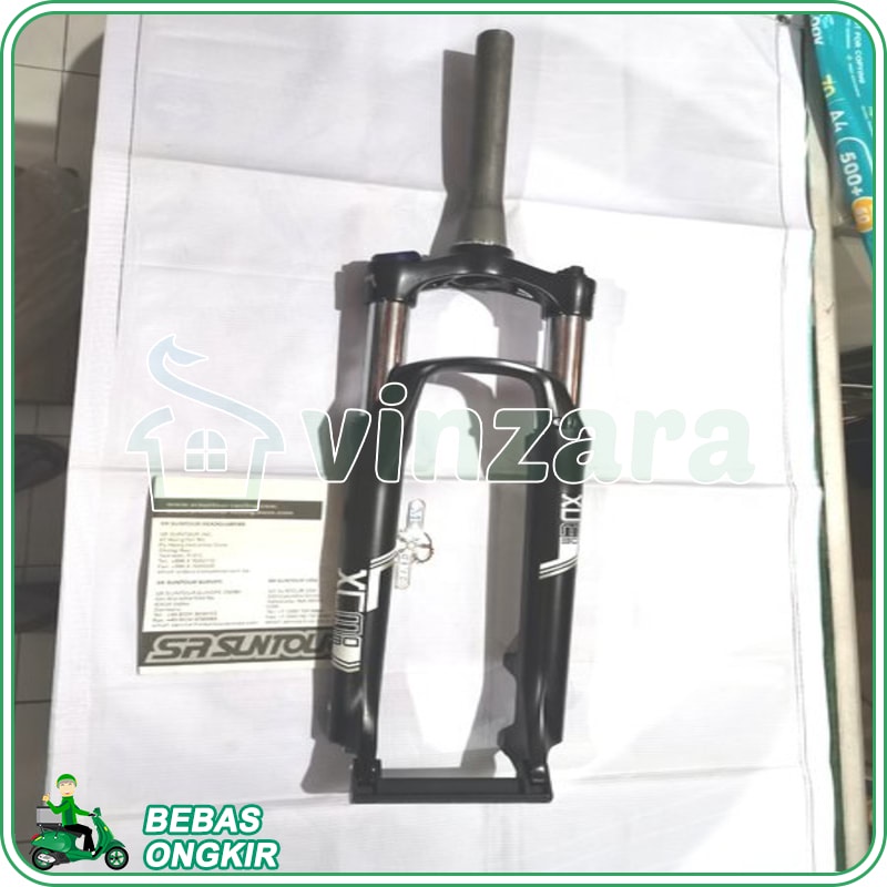 Fork Suntour XCM 30 TAPER 26 26inch Lock out Travel 100 TAPPERED TAPERED shock depan coil garpu mtb 