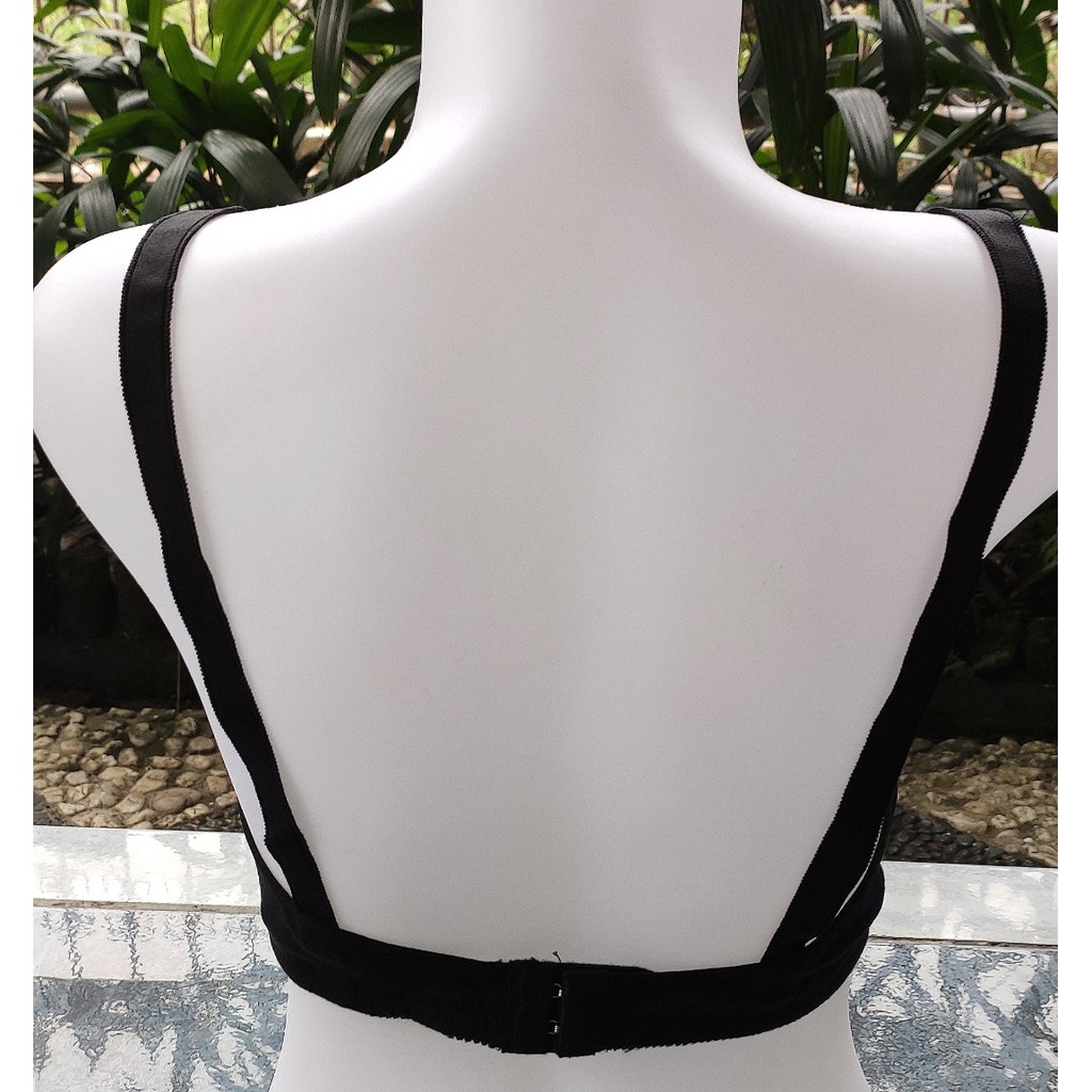 Lydyly - 1 Pcs Sport Bra ( BH ) Berkualitas 4 Ukuran ( Hitam ) ~ Sahabi