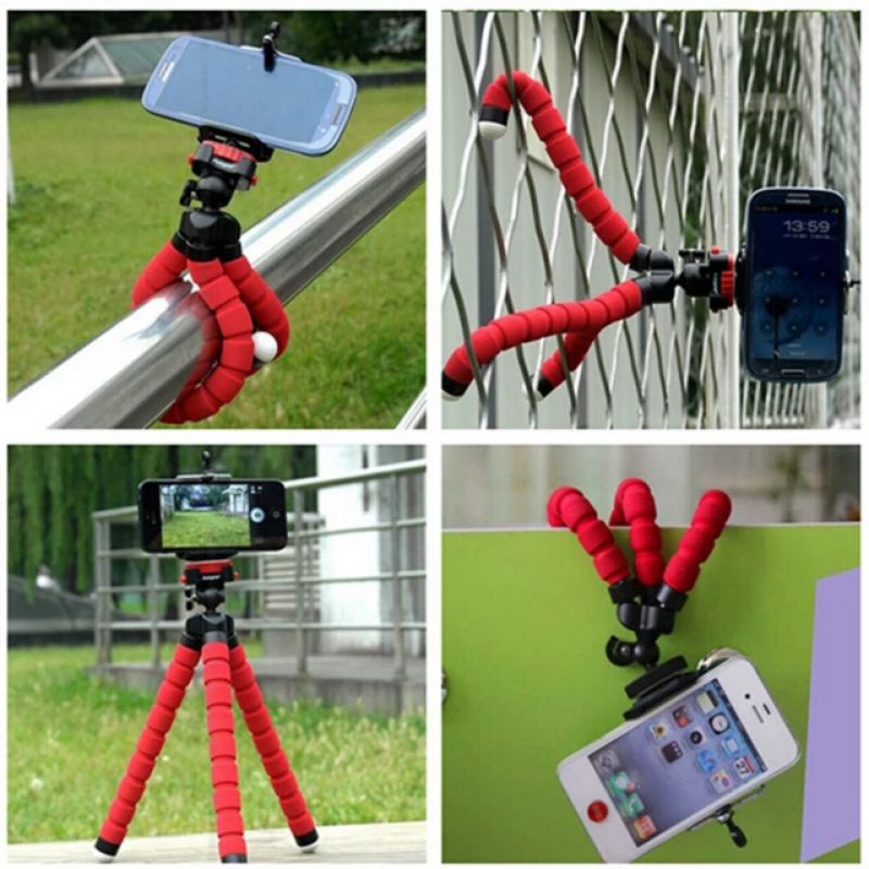 TRIPOD MINI WARNA WARNI LUCU IMUT / TRIPOD MINI SPIDER FREE HOLDER U ORI