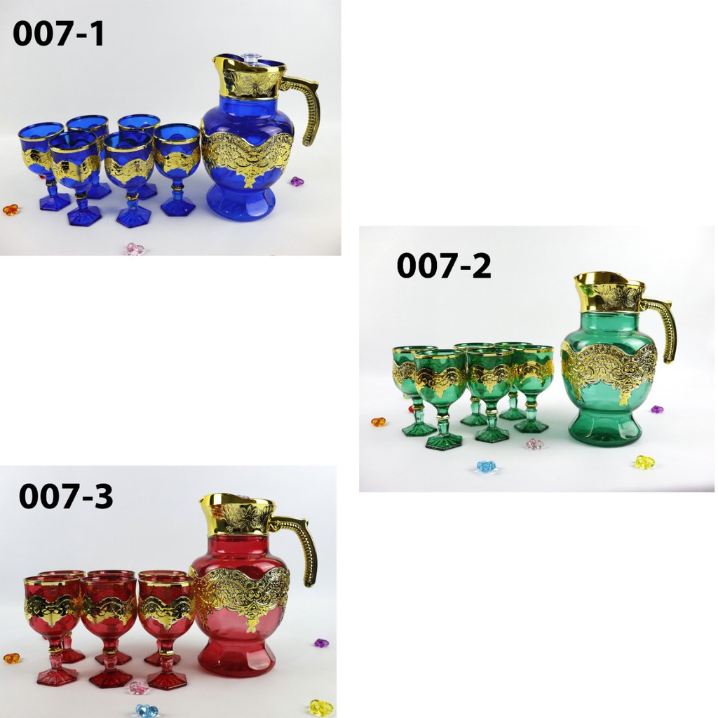 Teko Gelas 1 set 7 Pcs High Quality Glassware