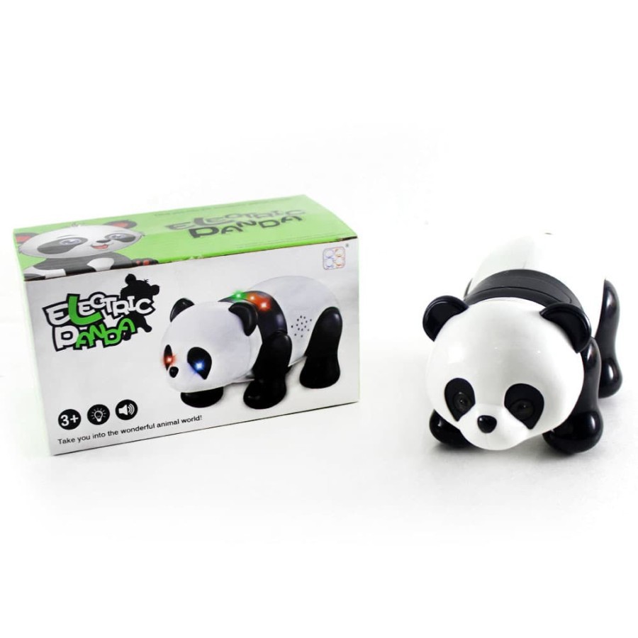 Mainan Anak Panda Berjalan Musik Dan Lampu LED