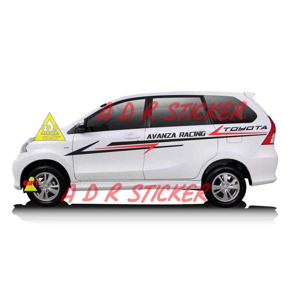STICKER STIKER MOBIL AVANZA STRIPING STICKER STIKER MOBIL AVANZA