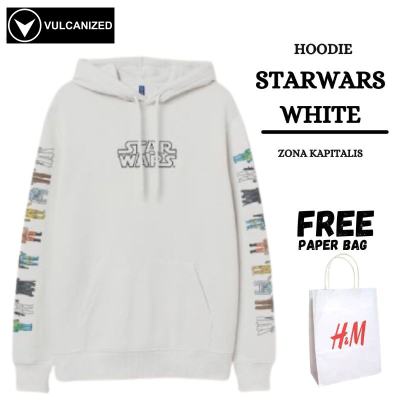 HOODIE H&amp;M STAR WARS WHITE