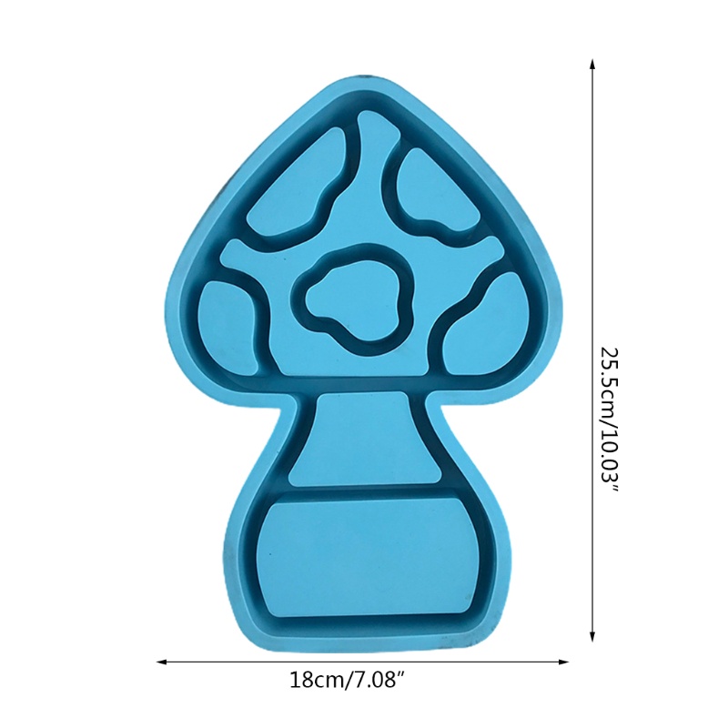 SIY  DIY Mushroom Shaped Storage Shelf Epoxy Resin Mold Display Stand Silicone Mould