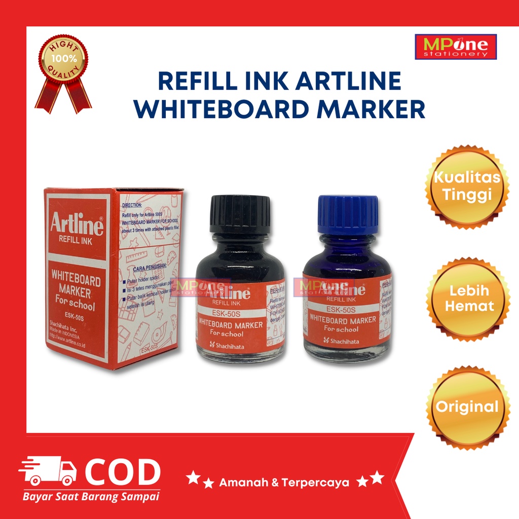 

Artline Isi Ulang Tinta Spidol Non Permanen Refill Tinta Spidol Whiteboard Artline