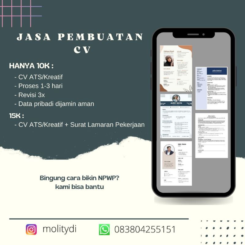 

JASA PEMBUATAN CV