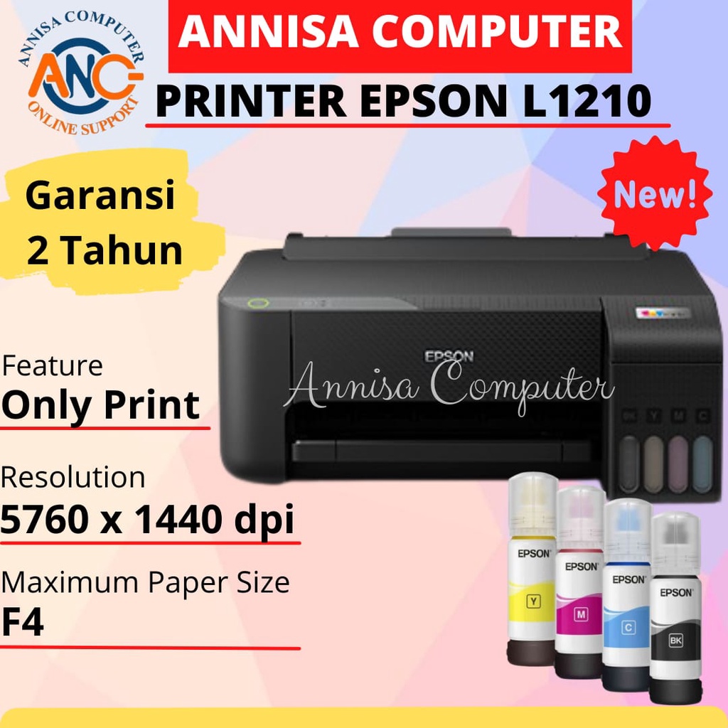 Jual Printer Epson L1210 L 1210 Pengganti Epson L1110 Setara Canon G1010 Indonesiashopee 5602