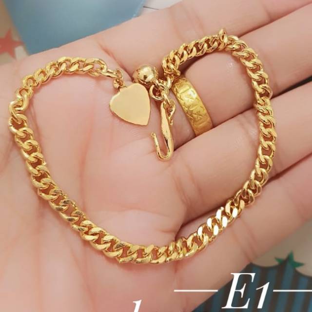 Xuping gelang lapis emas 24k cantik