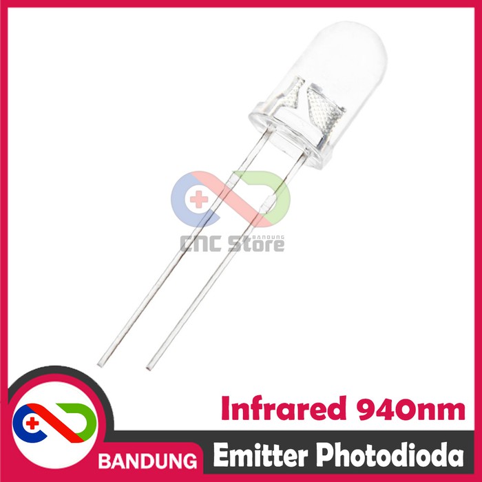 INFRARED PHOTODIODE PHOTOTRANSISTOR EMITTER TRANSMITTER 940NM 5M