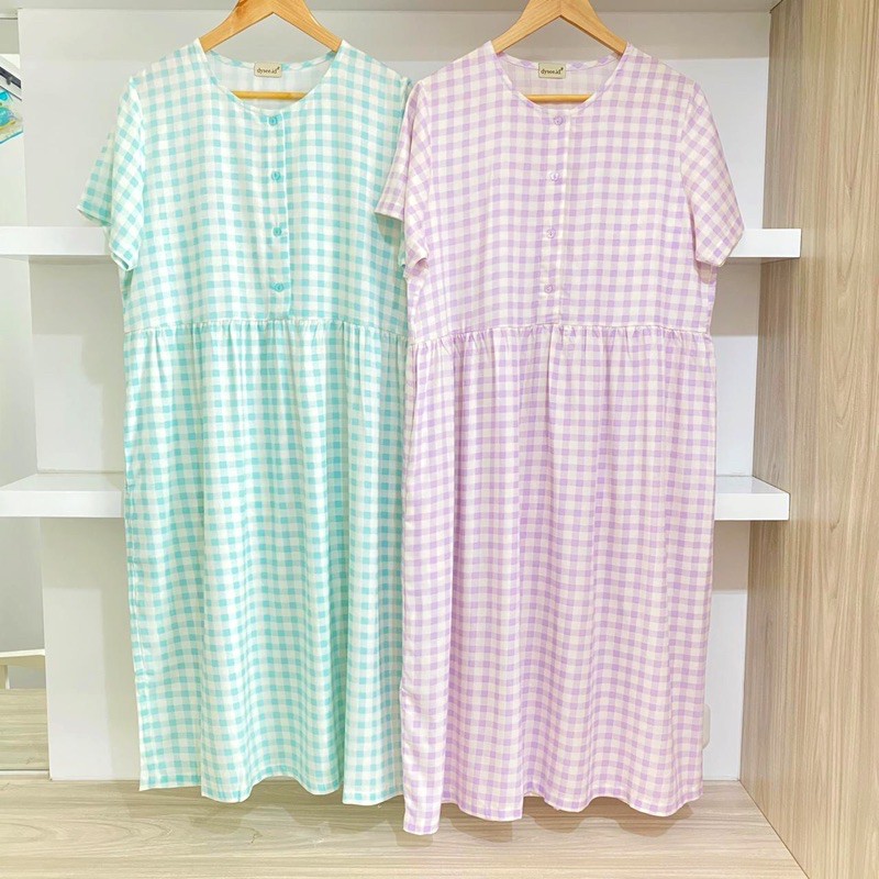 (KATLEEN) HOMEDRESS RAYON BUSUI FRIENDLY SLEEPWEAR COTTON RAYON