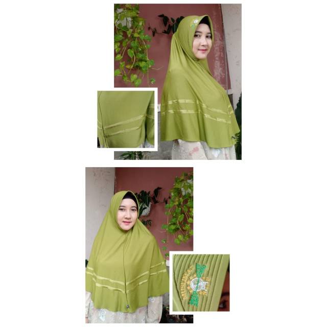 Jilbab instan bordir muslimat NU
