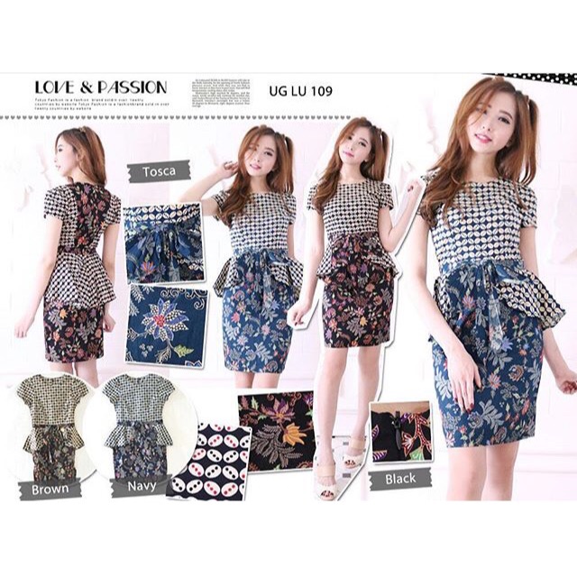 Batik dress | batik murah | batik wanita | supplier batik | first hand supplier | atasan batik