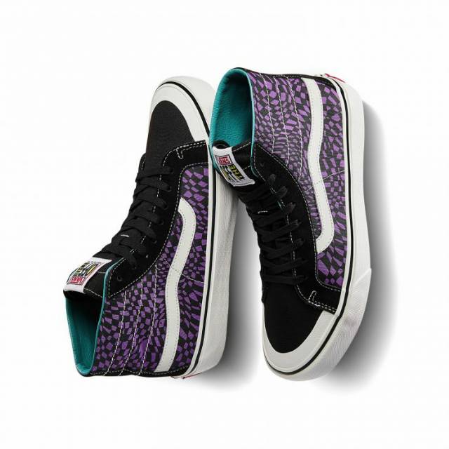 Vans SK8-Hi 138 Decon sf warped Check Black Marshmallow