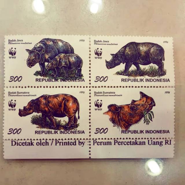 

Perangko Indonesia edisi WWF edisi binatang langka