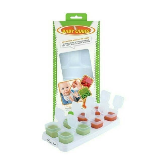 Baby Cubes Container 40ml - Wadah Makanan