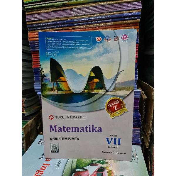Buku PR/LKS interaktif matematika kelas VII, 7 semester 1 tahun 2022 intan pariwara