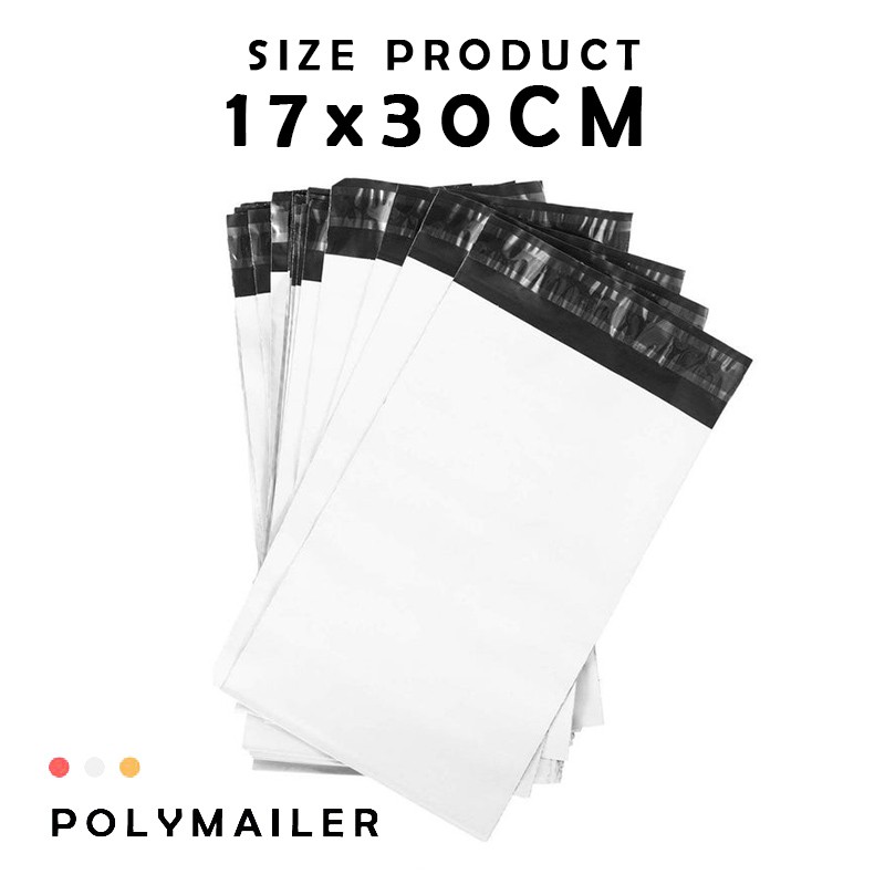 

Plastik Polymailer Putih 17x30 CM Plastik Packing Polymailer Online Shop Murah Packaging Polos Murah