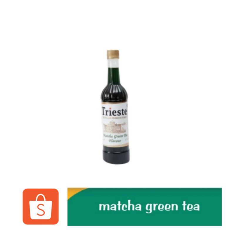 

Trieste syrup Matcha green tea 650ml