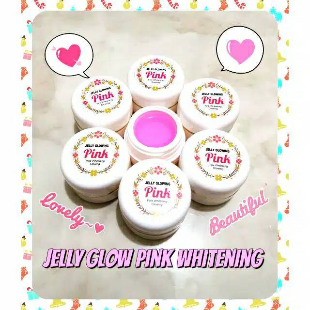 Jelly pink glowing