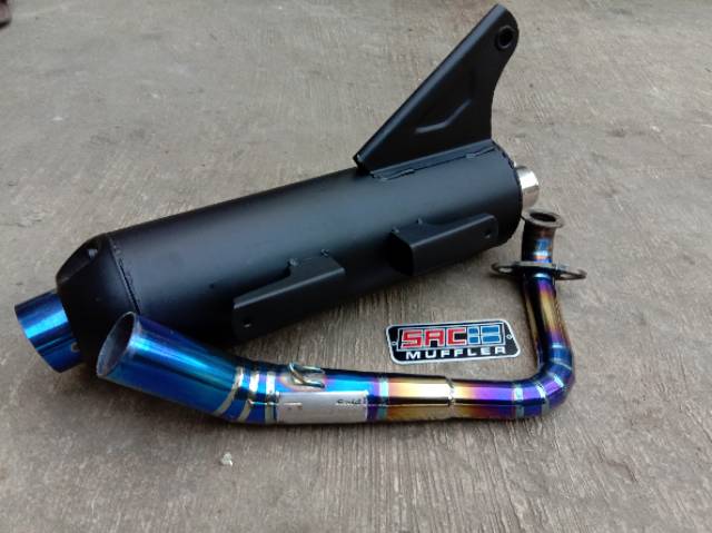 Tsukigi matic beat scoopy varled pipa blue logo daeng