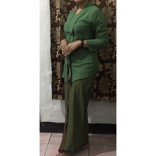 PSR PREMIUM NEW PERSIT HIJAU TUA PEKAT TERBARU kebaya persit baju persit baju kck rok jarik