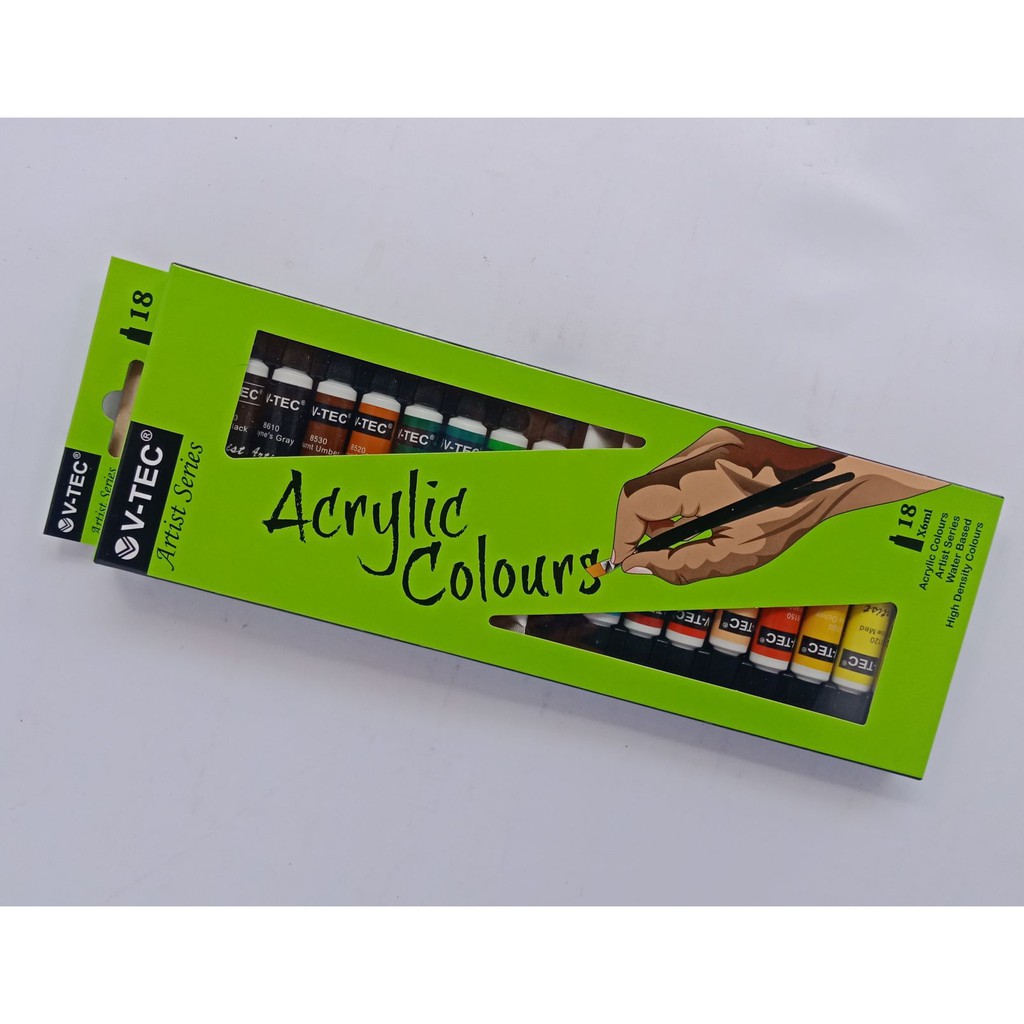

bib Cat Acrylic v-tec 18 warna (6 ml)