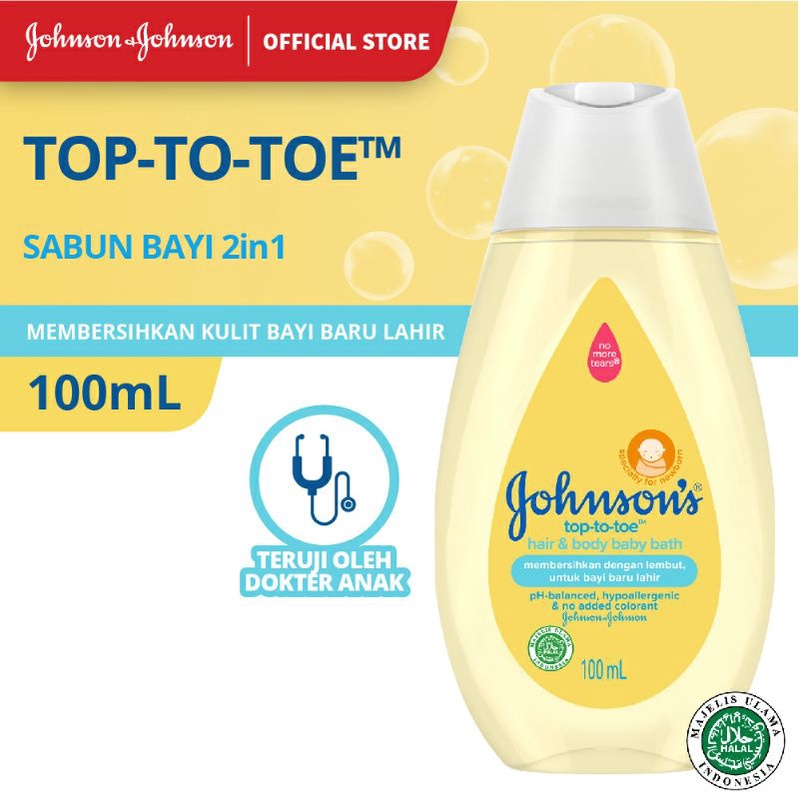 Johnson's Baby Bath Top to toe/Sabun dan shampo baby