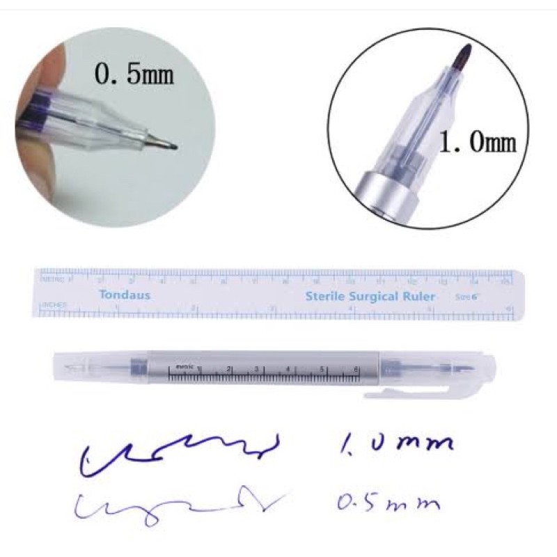 TONDAUS SURGICAL STERIL PEN MARKER / pen steril operasi sulam alis