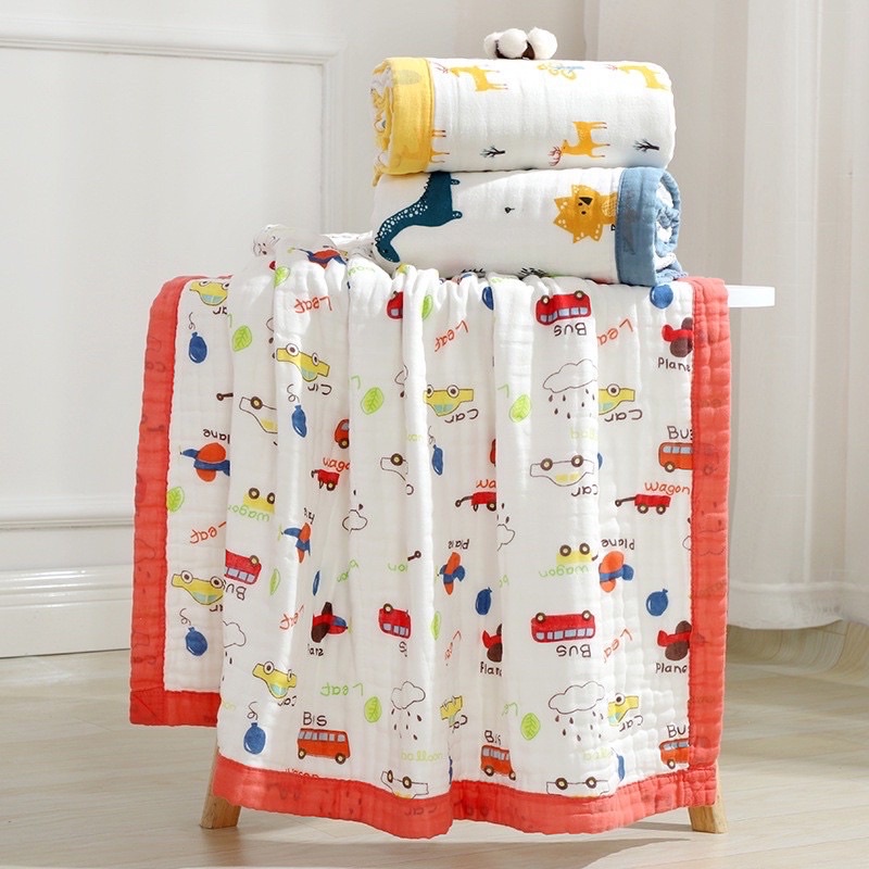 Leon Selimut Muslin Bamboo Bayi Newborn Premium Hadiah Kado Bayi Lahir Blanket Baby