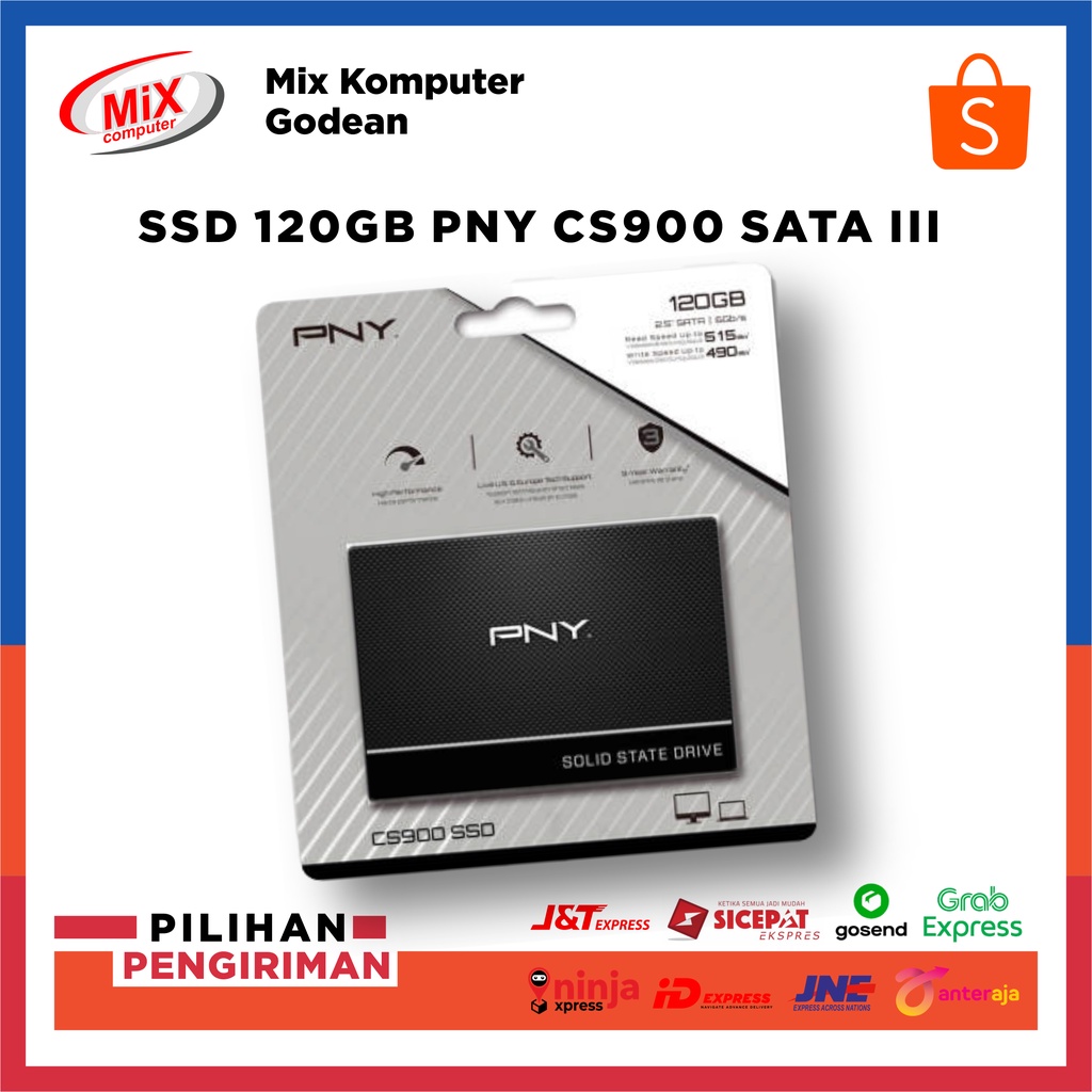 SSD PNY CS900 120GB 2.5" SATA 3