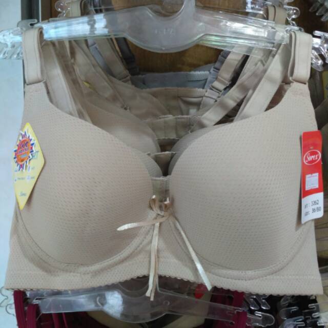 Bra sorex extra comfort kawat busa tipis cup full kode 3262