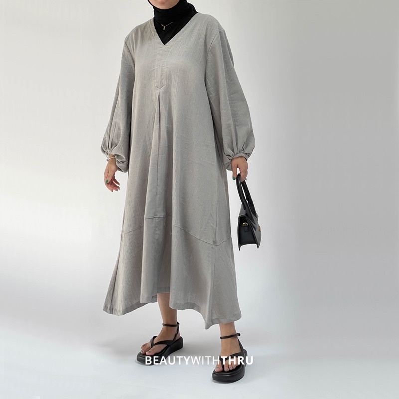 Mone Linen Dress - Thruoutfit