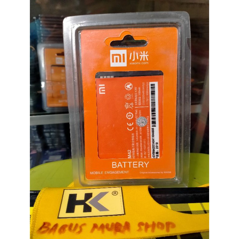 Baterai Redmi Note 1 BM42 BM 42 Original Batre Redmi note1 Batrai Battery hp Redmi note BM-42